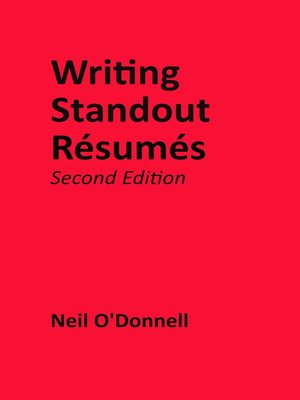 Writing Standout Résumés - ebook